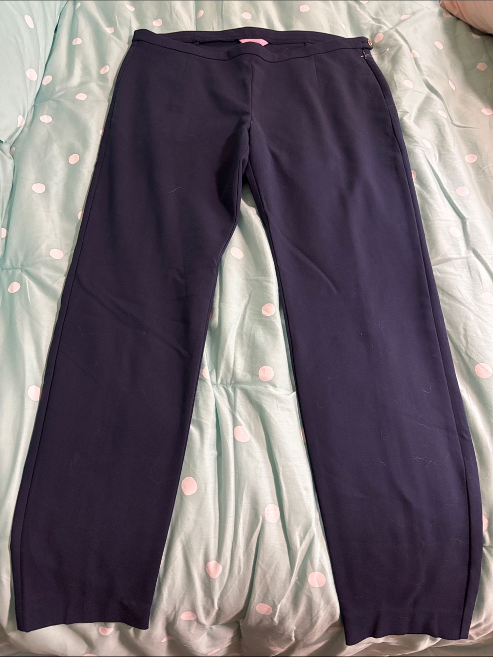 Lilly Pulitzer Navy Straight-Leg Sweatpants